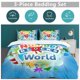 thumbnail image 5 of Number Block Bedding Set Duvet Cover Comfortable and Lightweight Cartoon Bedding 3 Piece Bed Set, 5 of 5