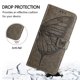 thumbnail image 5 of Funda cartera mariposa para Motorola Moto G06 con soporte y ranuras para tarjetas Gris, 5 of 6