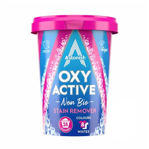 Eliminador de Manchas Non Bio Oxy Active 625grs - Astonish