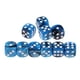 thumbnail image 1 of 10 Dados D6 De Seis Caras Punteados Para Accesorios De Mazmorras Y Dragones Azul Negro, 1 of 5