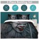 thumbnail image 5 of Pennywise Bedding Set Duvet Cover Comfortable and Lightweight Cartoon Bedding 3 Piece Bed Set, 5 of 5