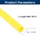 thumbnail image 2 of Uxcell 26 Ft(8M) Tubo de Goma de Látex, 3/16"(4mm) ID x 1/4"(7mm) OD Bandas de Goma para Tirachinas, Tubo de Goma, Amarillo, 2 of 6