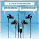 thumbnail image 2 of Auriculares con cable USB-C RS Traders, 2 pares, con micrófono y control de volumen, 2 of 6