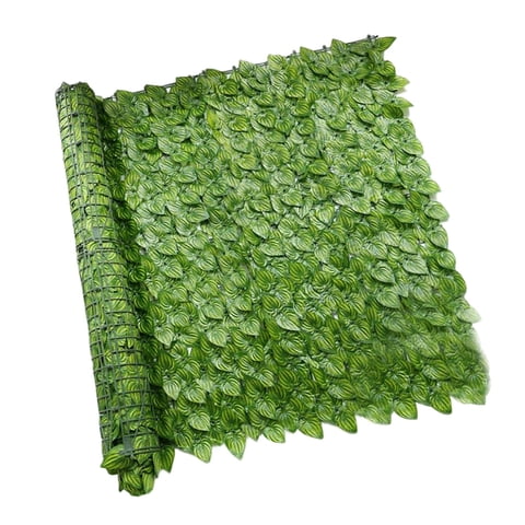 Magideal - Privacidad De Hojas Artificiales, Imitación, Enrejado Decorativo, Paredes , Valla De Setos Para Decoración De Exteriores, Hogar, Patio, Balcón , Hojas De Sandía