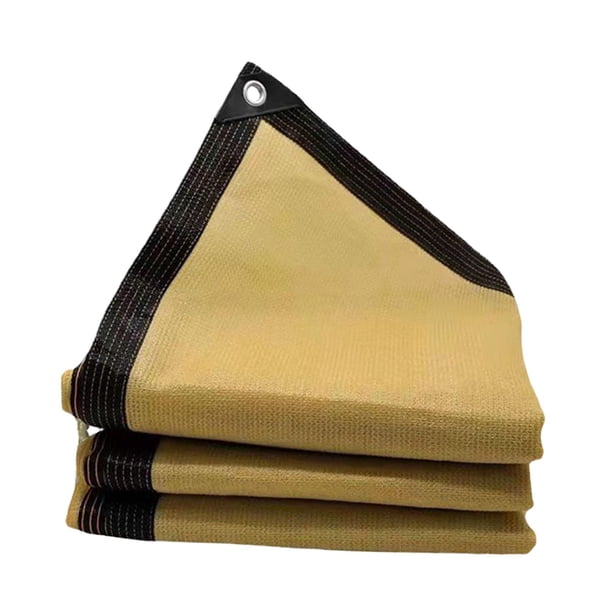 Tela de sombra, cubierta de piscina al aire libre, toldo plegable multiusos para terraza, balcón, red de sombra para plantas de jardín, patio trasero, 2x2m