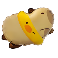 Englobaditosshop - Globo Capibara Patito Foil 57Cm Metálico Adorable Decoración Fiesta