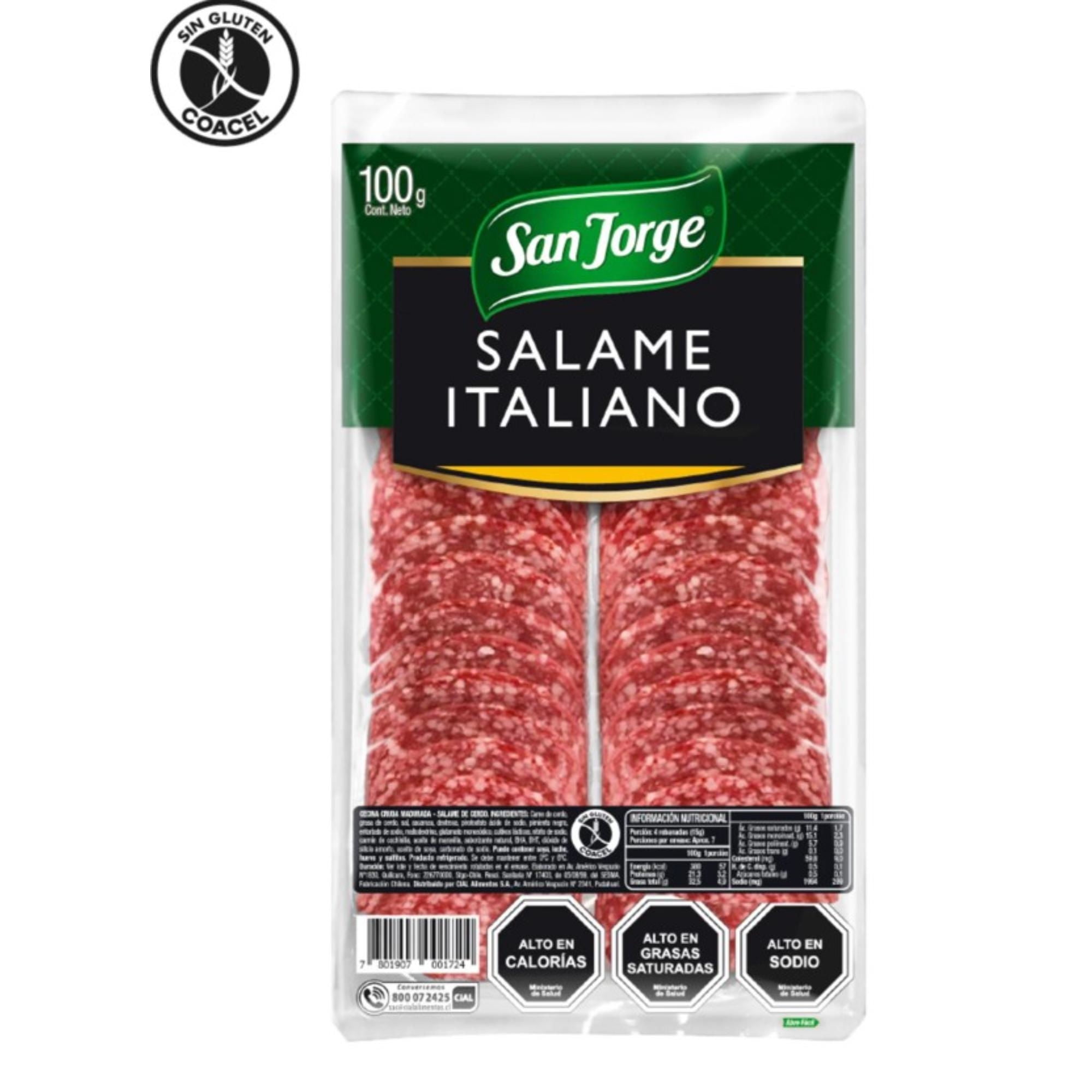 Salame Italiano 100 gr San Jorge