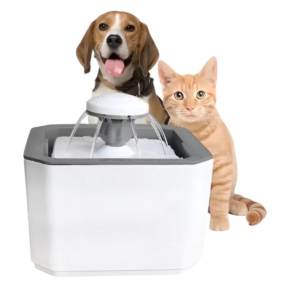 N-ofertas - Fuente Bebedero Para Gatos Y Mascotas Automático Blanco