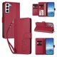 thumbnail image 2 of Funda Cartera Trébol para Samsung Galaxy S21 Plus con Ranuras Tarjetas y Carga Inalámbrica Rojo, 2 of 6