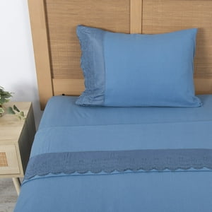 Mashini - Sabana Polar Lisa Broderie 1.5 P Azul