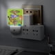 thumbnail image 5 of Ciberpersecución Luz nocturna LED con sensor de anochecer a amanecer para dormitorio, baño, pasillo, escaleras - Lámpara LED nocturna de enchufe, 0.5W - 1 pieza, 5 of 6