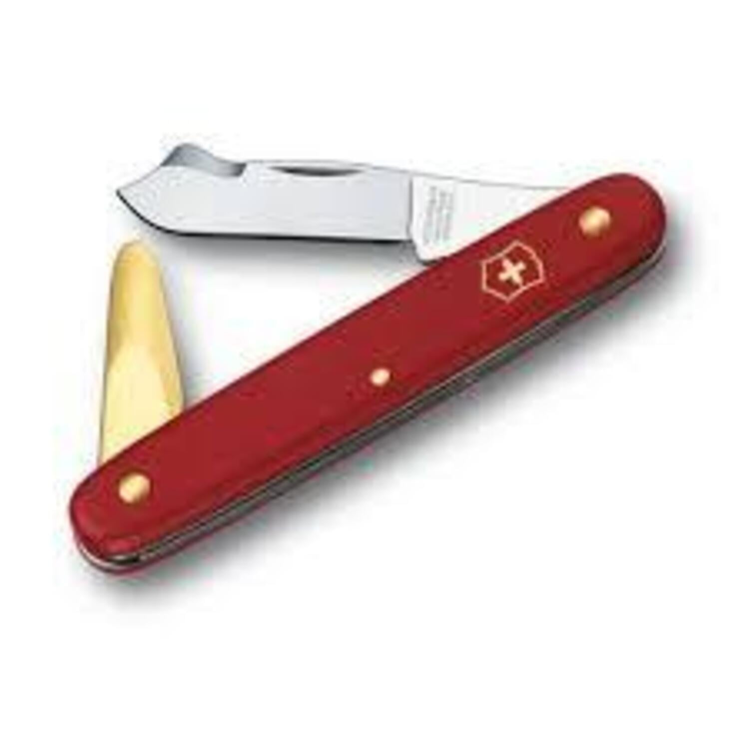 Navaja Para Injertar Hoja 45 Mm Doble Uso Color Rojo Victorinox