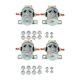 thumbnail image 2 of 4PCs 200A 12V Relé De Solenoide De Servicio Continuo 6 Terminal Para Winch Motor Auto, 2 of 4
