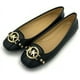thumbnail image 1 of Zapato Michael Kors Womens Fulton Moccasin 49T8FUFR1L0017 Black Nappa, M, Numeric_7, 1 of 2