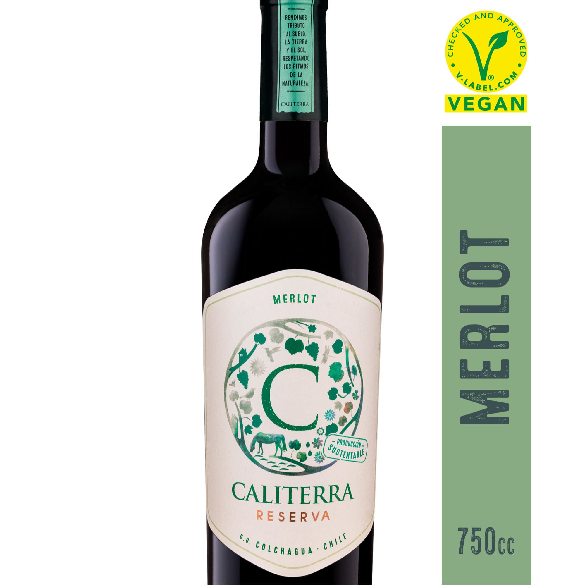 Caliterra - Vino Tinto Merlot Reserva 13.5° Botella