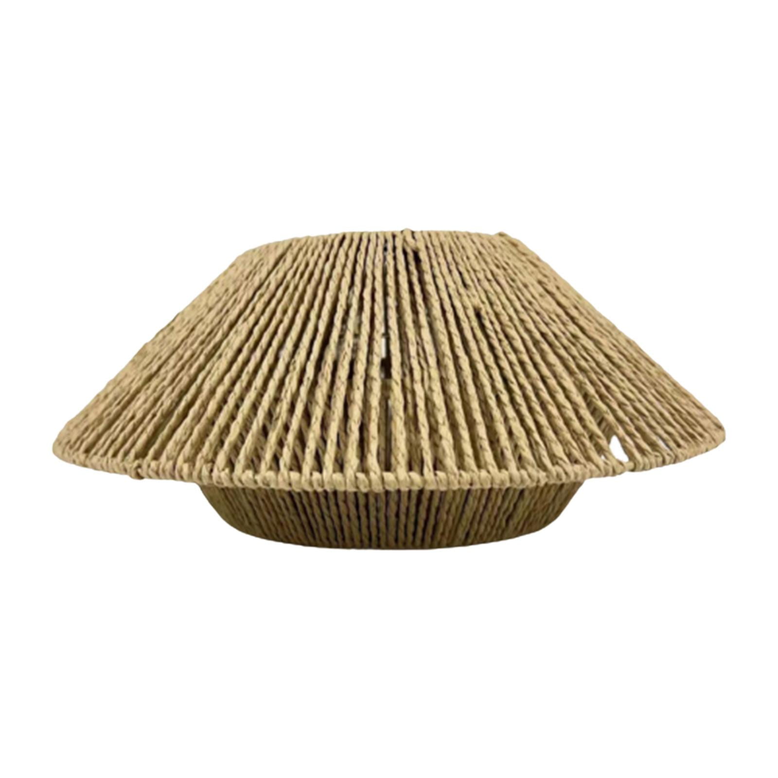 Magideal - Pantalla De Cuerda Tejida, Pantallas De Lámparas Colgantes Lámpara Colgante Luces Colgantes Lámpara De Mesa Cubierta De Lámpara De Techo, Cubiertas De