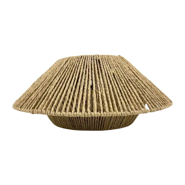 Pantalla de cuerda tejida, pantallas de lámparas colgantes Lámpara colgante Luces colgantes Lámpara de mesa Cubierta de lámpara de techo, Cubiertas de