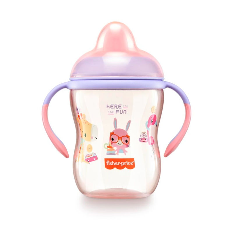 Vaso Con Boquilla Semi Rigida Rosado Fisher-Price