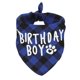 thumbnail image 1 of Ofertas Únicas Pañuelo de Cumpleaños de Navidad para Perros Pañuelo Lindo de Cumpleaños-Niño para Perros Pequeños Medianos Grandes Pañuelos para Perros para Atuendo de Fiesta de Cumpleaños Grande Azul, 1 of 7