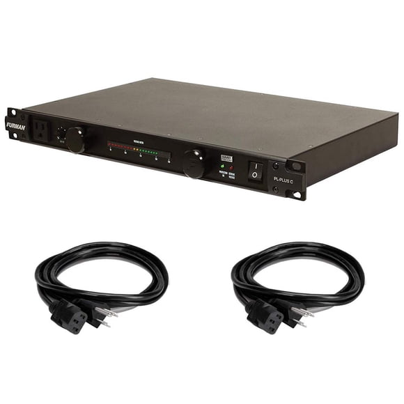 Acondicionador de energía Furman PL-PLUS C con (2) cables de extensión