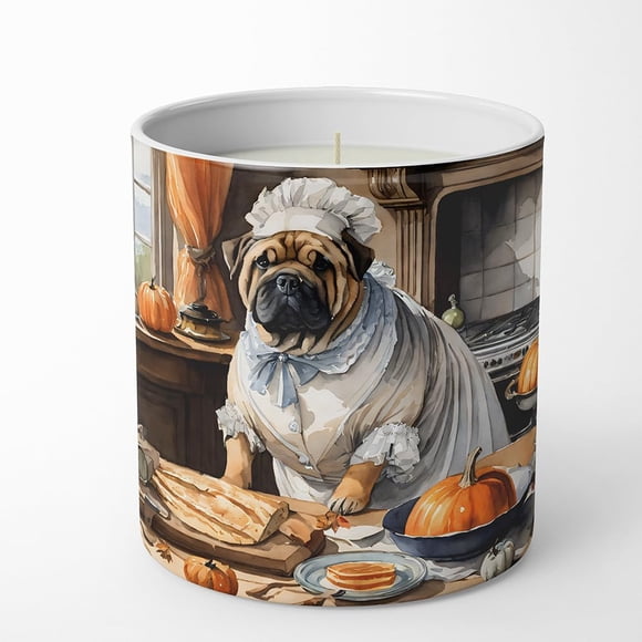 Vela de soja Caroline's Treasures Shar Pei Fall, 300 ml