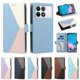 thumbnail image 5 of Funda con Solapa para Xiaomi 14T Pro, Diseño Tricolor con Ranuras, Azul Claro, 5 of 6