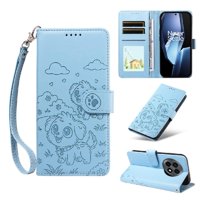 Funda Billetera Foxdock Compatible Con Oneplus Ace 5 5G, Diseño Perrito Tierno, Ranuras Para Tarjetas Y Soporte Plegable