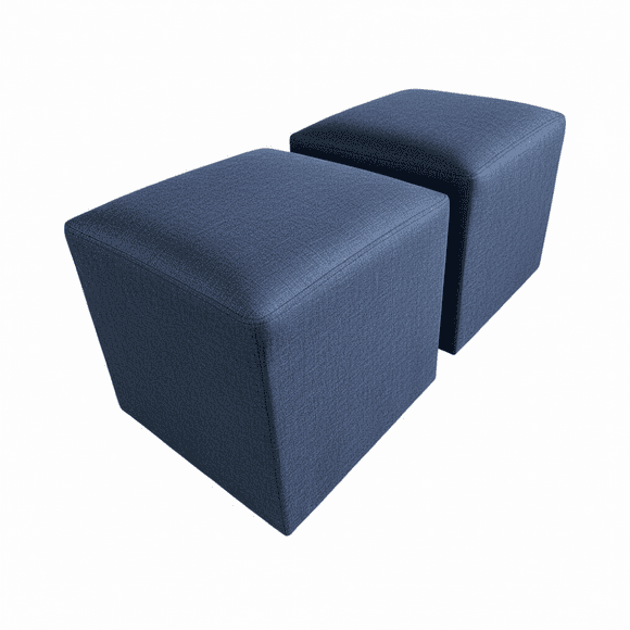 Puff Azul Indigo Lino