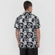 thumbnail image 2 of Guayabera Hombre Night Print Flores Negro Corona, 2 of 5