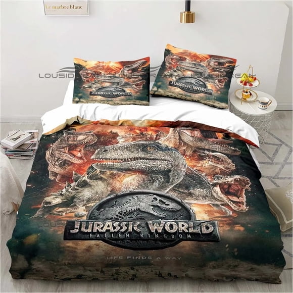 Jurassic Park Bedding Dinasours Bedding Set Comforter Set Bed Duvet Cover Cover Home Textile Bed Sheets