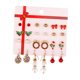 thumbnail image 4 of Pendientes De Moda Conjunto De Regalo De Reno Aro Copo De Nieve Para Fiesta De Navidad Amigo Bowknot, 4 of 5