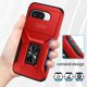 thumbnail image 4 of Funda Resistente para Google Pixel 9A con Tapa Deslizante y Protección Militar Rojo, 4 of 5