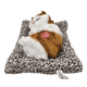 thumbnail image 2 of Gatito De Peluche Realista Dormido Con Sonido ( Mauya) Negro, 2 of 2