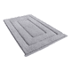 thumbnail image 1 of Alfombra Baño Microfibra Bajada Ducha Absorbente Liso Gris, 1 of 3