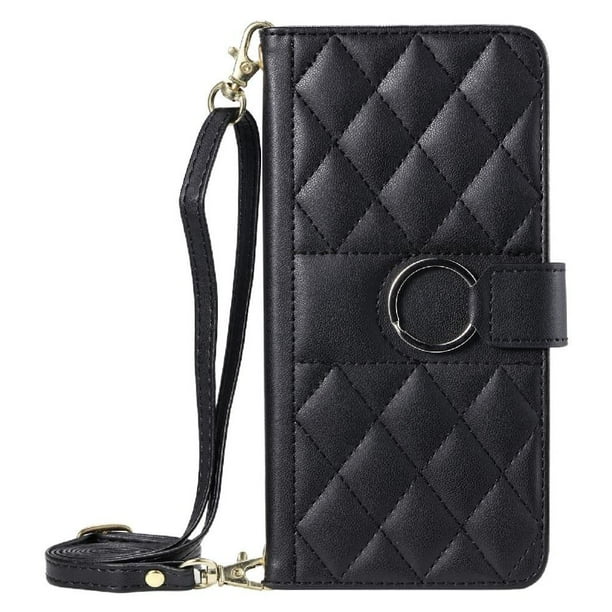 Funda tipo billetera FOXDOCK para Xiaomi Redmi Note 13 5G – Tapa abatible con correa para mujer