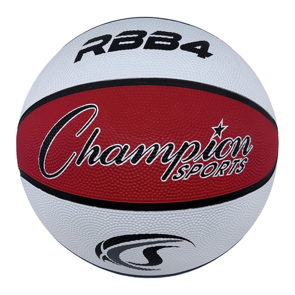 Balón de baloncesto Champion Sports talla 6 rojo/blanco/azul
