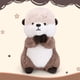 thumbnail image 2 of Peluche Riuhot Otter de 25 cm para regalo para niños, 2 of 7