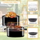 thumbnail image 4 of Parrilla para barbacoa SUNLIFER, ahumador de carbón 3 en 1 para exteriores, 4 of 9