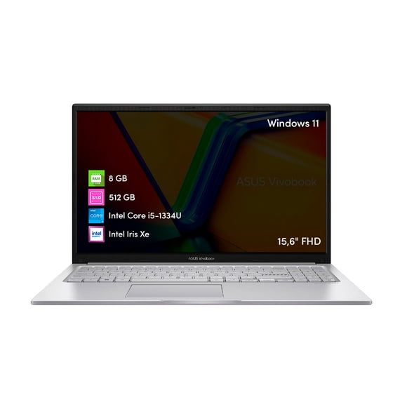 Notebook Asus Vivobook Core i5 8GB 512GB SSD 15.6 FHD W11