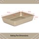 thumbnail image 2 of Bandeja para hornear Glad 23x34 cm dorada antiadherente de alta resistencia, 2 of 6