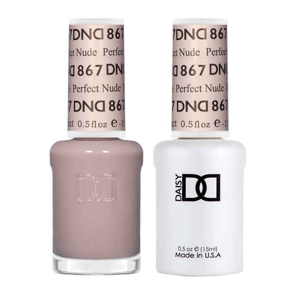 Set de esmaltes de uñas DND Sheer Collection 867 Perfect Nude