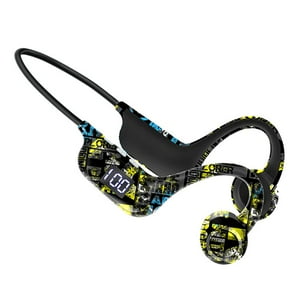 Crusec - Audífonos Manos Libres Flexible Deportes Bluetooth - Negro