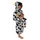 thumbnail image 2 of Bata polar con capucha para niña y muñeca con estampado de vaca, 2 of 6