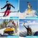 thumbnail image 5 of Gafas de esquí antivaho con protección UV 100 % para snowboard y esquí (blancas), 5 of 7