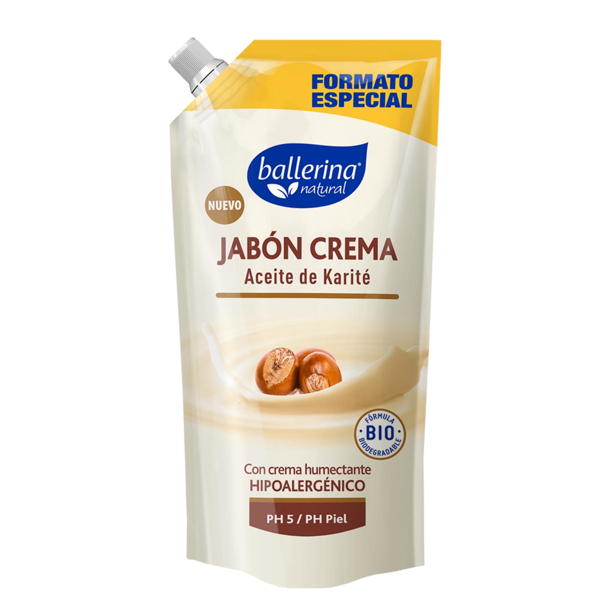 Jabón Crema Ballerina Triple Humectación Karité