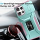 thumbnail image 2 of Funda Armada para Motorola Moto G Play 5G 2025 con Tapa Deslizante y Soporte Magnético Giratorio Verde, 2 of 5