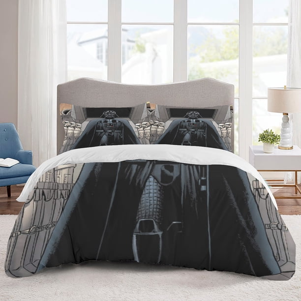 Star Wars Bedding Sets Cartoon Duvet Cover Lightweight 3 Piece Bet Sets for Kids Boys Girls