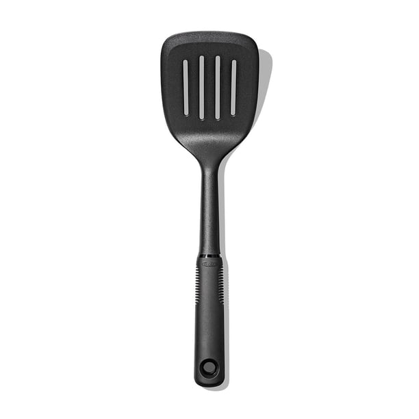 Turner OXO Good Grips de nailon cuadrado negro para utensilios de cocina antiadherentes