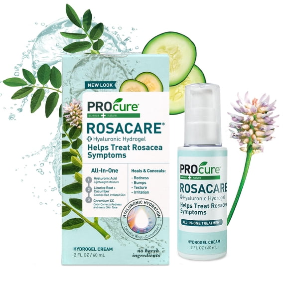 Crema facial CC ProCure Rosacare para reducir el enrojecimiento, 60 ml