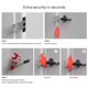 thumbnail image 2 of Cerradura de puerta portátil Master Lock Hotel Travel Security, 2 of 6